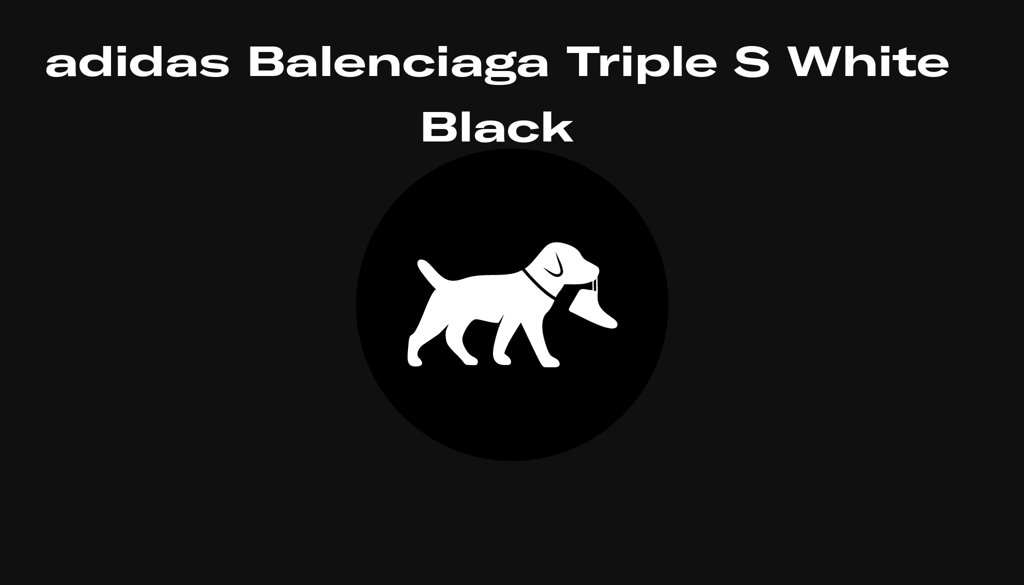 adidas Balenciaga Triple S White Black, Raffles and Release Date Sole